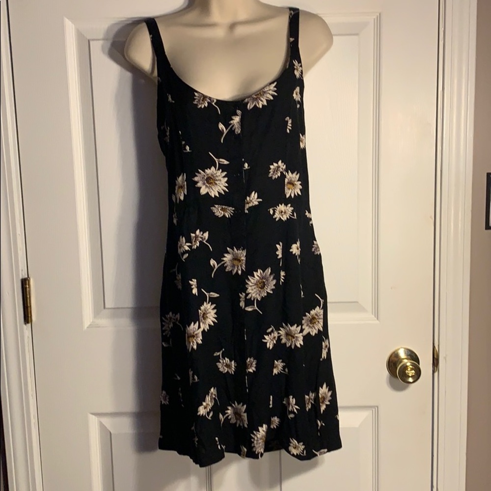 NWT Black floral dress